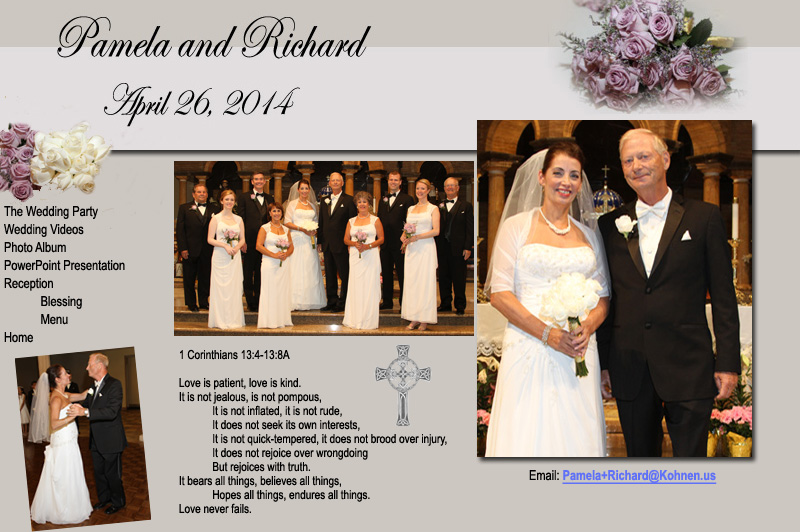 Kohnen Wedding April 26, 2014